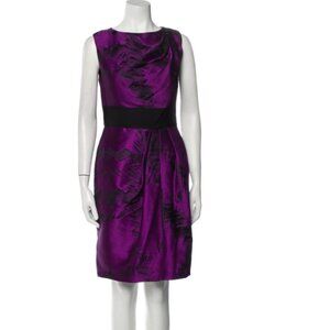 J. Mendel Printed Knee-Length Dress